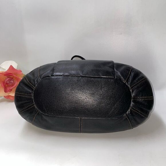 Brighton Two Tone Croc Embossed Leather Shoulder Bag Medium - Picture 7 of 12